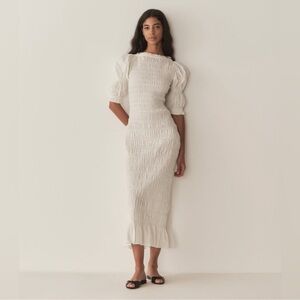 Doen Raquella Dress In Salt Size Small New​